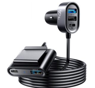 JOYROOM JR-CL05 72W Multi-port QC3.0+PD Fast Car Charger Adapter