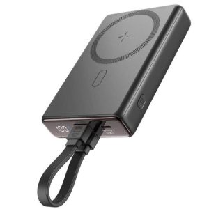 Joyroom JR-PBM01 20W Magnetic Wireless Power Bank with Built-in Cable & Kickstand 10000mAh