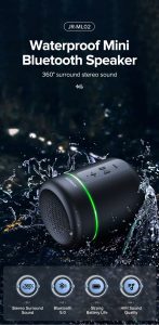 JOYROOM JR-ML02 IPX7 Waterproof Bluetooth Speaker Wireless