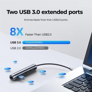 JOYROOM S-H111 7 in 1 USB C Hub Adapter Docking Station