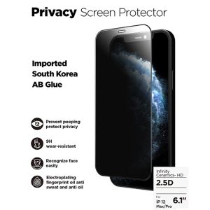 Joyroom Privacy Screen Protector for iPhone 1212 Mini12 Pro12 Pro Max