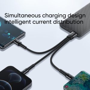 JOYROOM 3 in 1 Cable 3.5A USB-C / Lightning/Micro USB