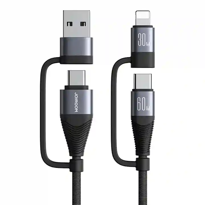 Joyroom SA37-2T2 60W 4-in-1 (1) Joyroom SA37-2T2 4-in-1 Fast Charging Cable