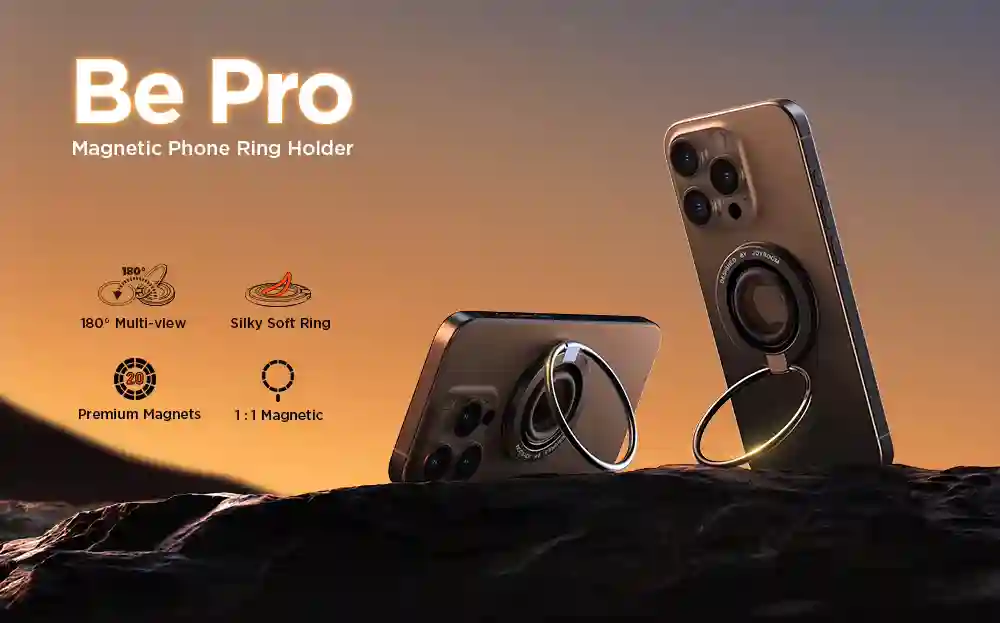 Slim profile of Joyroom JR-ZS383 Magnetic Ring Holder