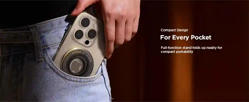 Joyroom JR-ZS383 Magnetic Ring Holder 4 Hands-free stand mode using Joyroom JR-ZS383 Magnetic Ring Holder