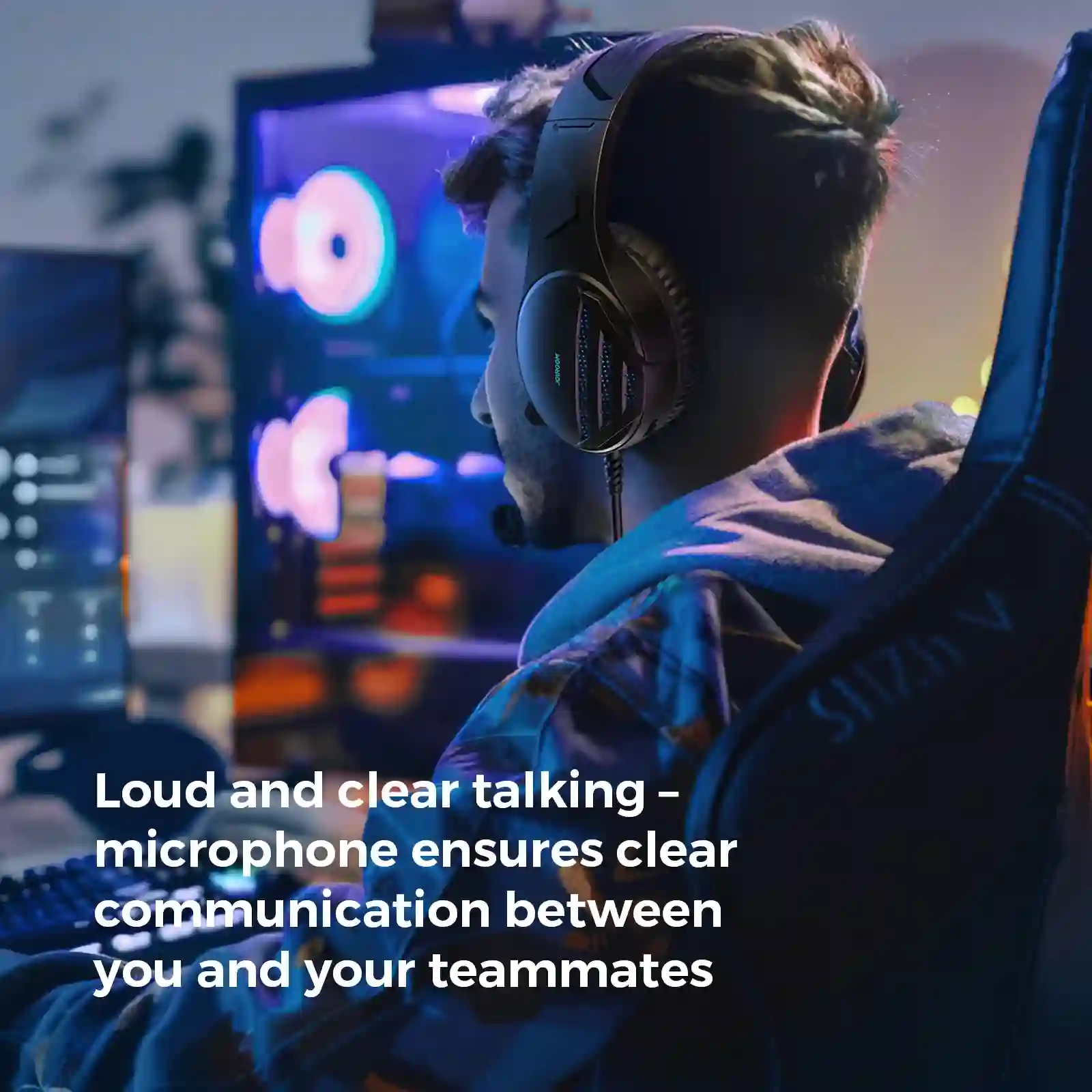 JOYROOM JHead JR-HG2 microphone for clear team communication