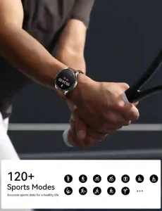 JOYROOM JR-FC2 Pro Classic Series Smart Watch 5 JOYROOM JR-FC2 Pro worn on wrist, stylish zinc alloy frame