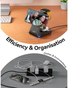 JOYROOM JR-W15 in phone stand mode for video calls