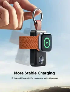 JOYROOM JR-WQW01 Portable Watch Wireless Charger 2000mAh 3 JOYROOM JR-WQW01 magnetic snap-on charging surface