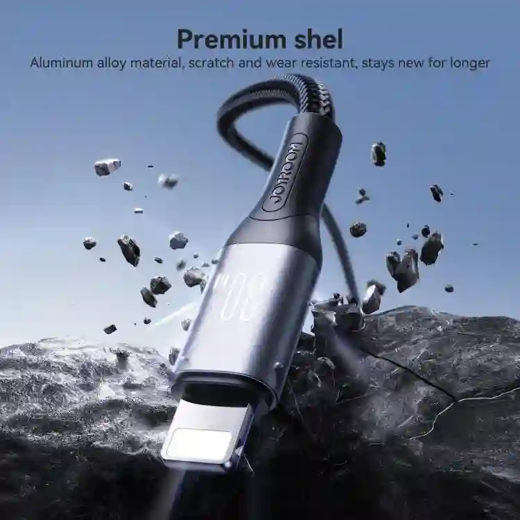 JOYROOM S-A28 Fast Charging Data Cable Flash Series 480Mbps 3 JOYROOM S-A28 Fast Charging Data Cable with nylon braided cord