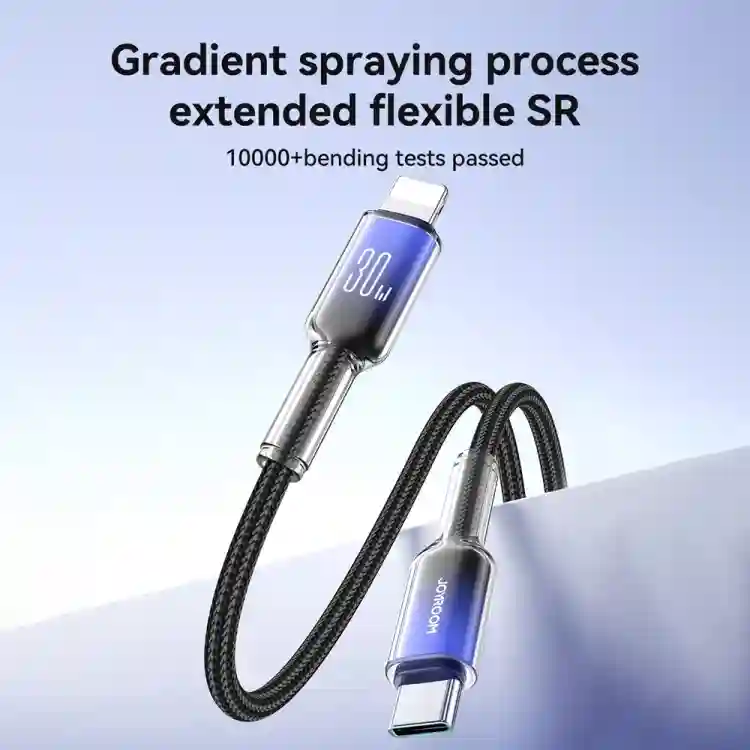 JOYROOM S-A42 Crystal Clear Series cable with anti-oxidation plug