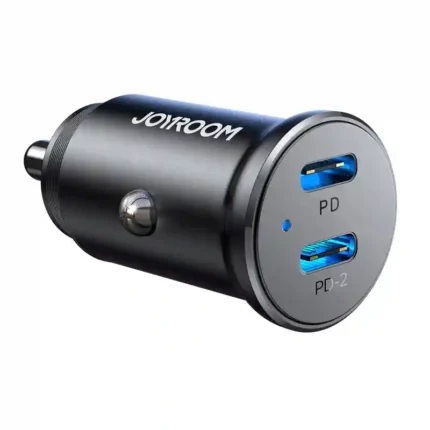 Title : JOYROOM JR-CCN06 30W 2C mini Metal Car Charger Focus keyword:JOYROOM JR-CCN06 30W