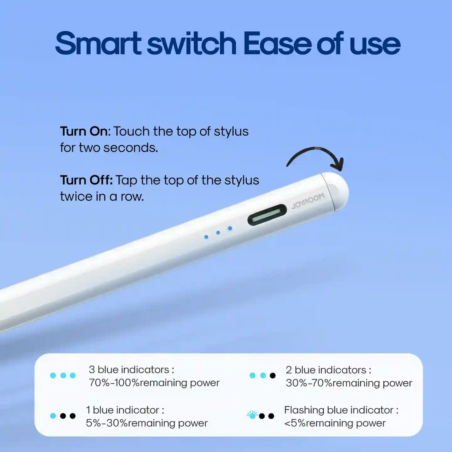 JOYROOM JR-X9S precision stylus with 2048 pressure levels