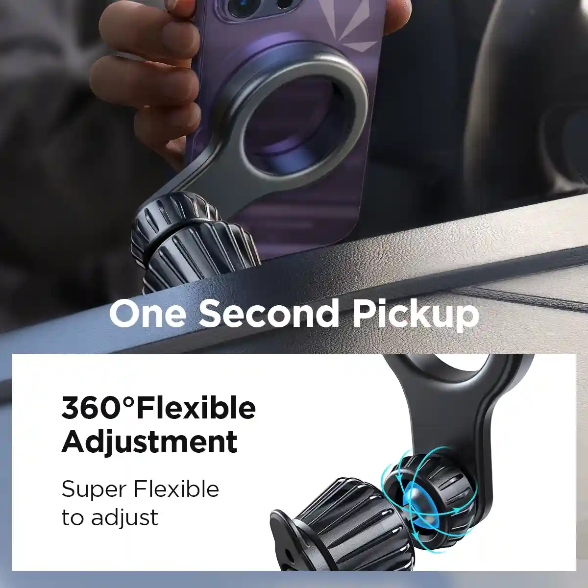 JOYROOM JR-ZS355 Magnetic Car Phone Mount carbon fiber design