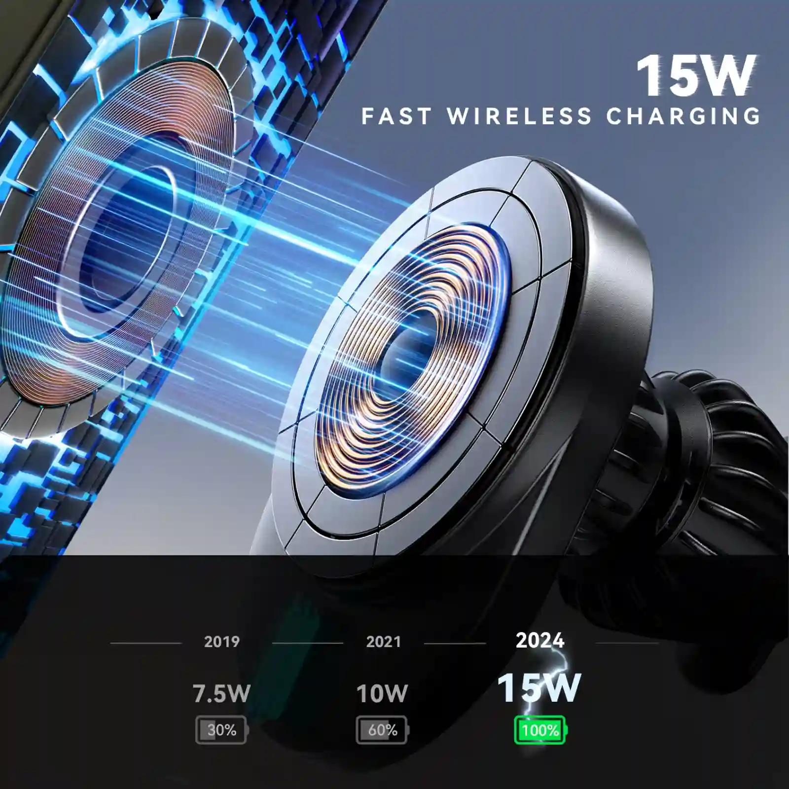 JOYROOM JR-ZS409 15W fast charging phone mount