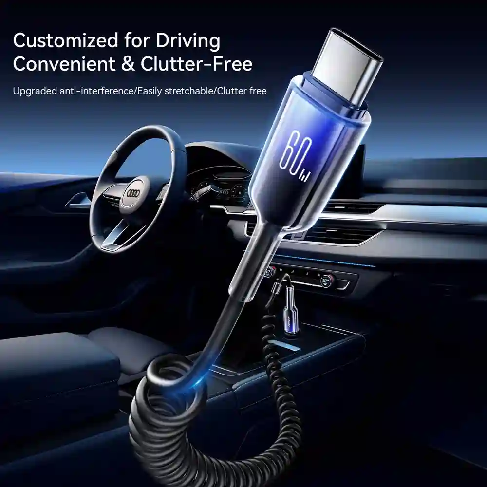 JOYROOM S-A43 Coiled Data Cable full product view