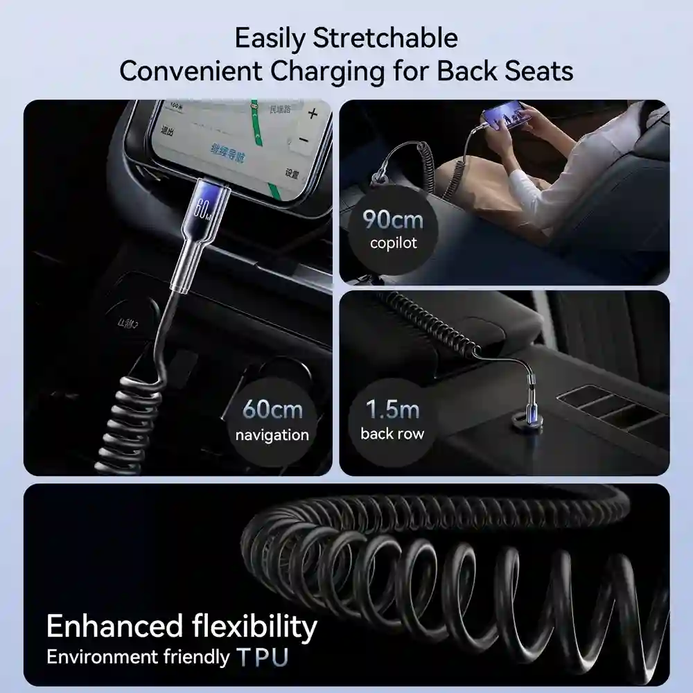 JOYROOM S-A43 Coiled Data Cable for fast charging