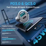 Joyroom C-A35 zinc alloy mini car charger