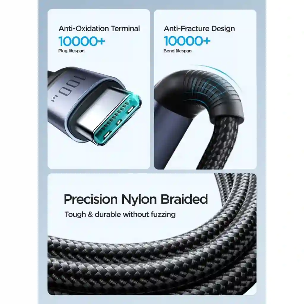 Joyroom SA21-2T3 USB-A and Type-C input connectors