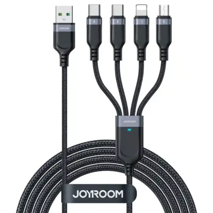 Joyroom S-A18 Multi-Use Series 4 in 1 Cable USB-A To Lightning+Dual Type-C+Micro cable 1.2m 