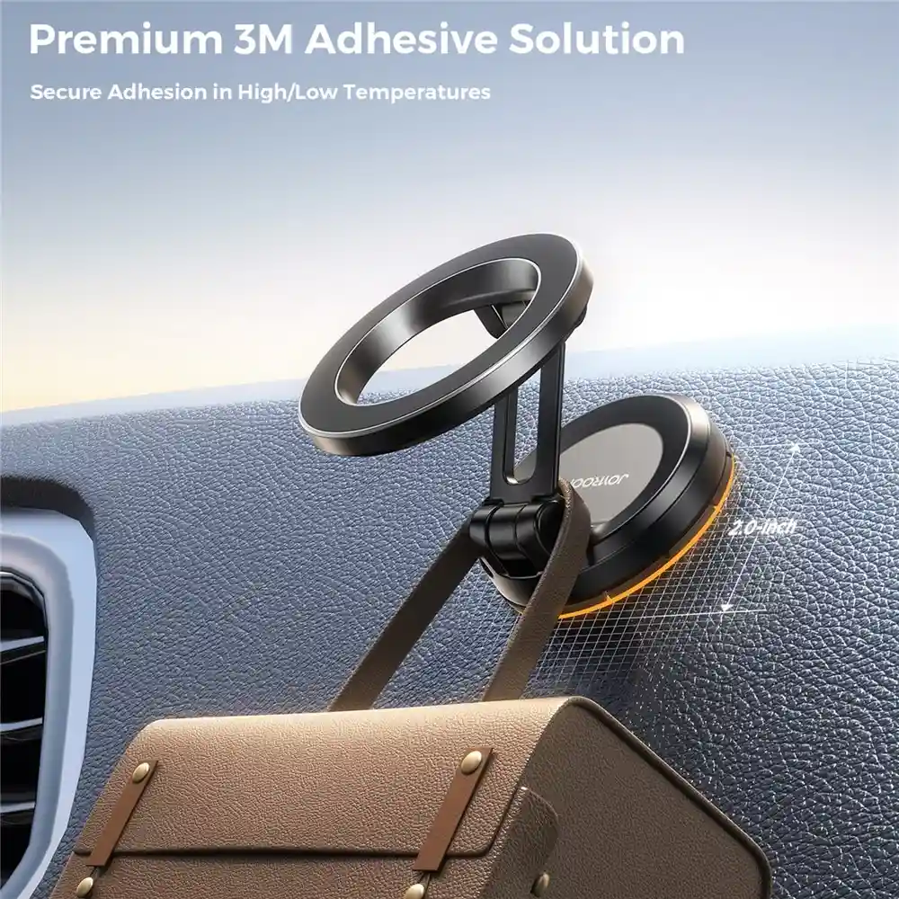 Strong magnetic dual 3mm magnets on JOYROOM JR-ZS505 Magnetic Car Phone Holder