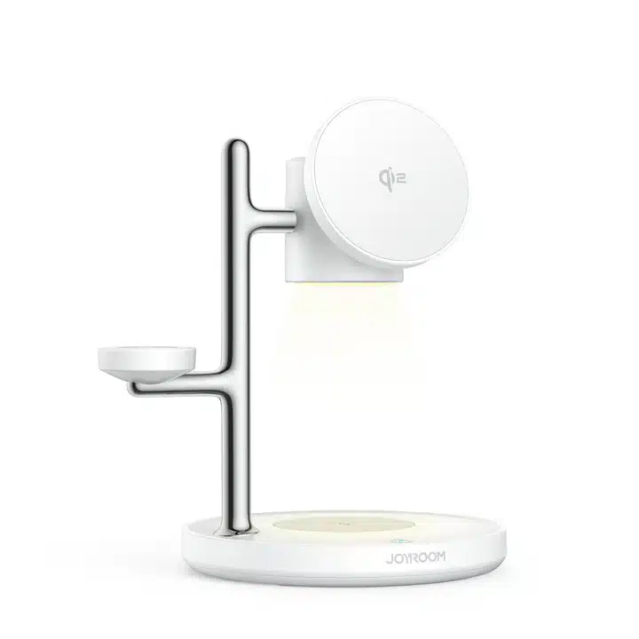 joyroom-jr-w23-qi2-wireless-charger (1) JOYROOM JR-W23 Qi2 4-in-1 wireless charger front view