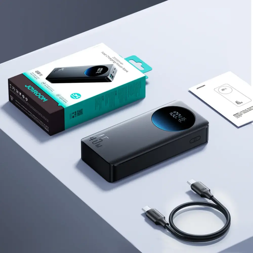JOYROOM 20000mAh 45W Power Bank JR-PBF02 Pro multi device charging power bank with smart LED display