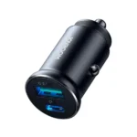 30W PD QC 3.0 Car Charger with dual ports for simultaneous fast charging of two devices