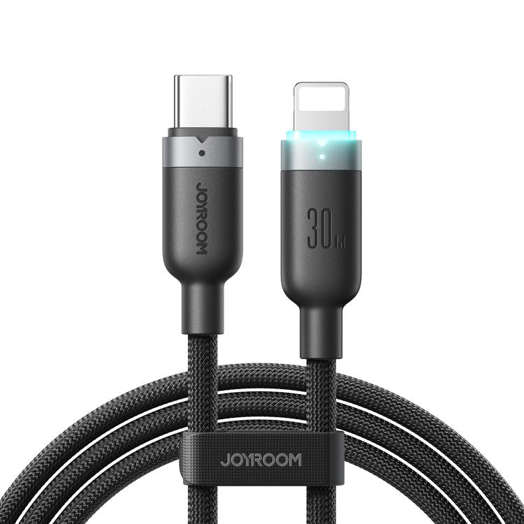 JOYROOM S-A63 StarWay Series 1.2m 30W Type-C to 8 Pin Auto Power-Off Fast Charging Data Cable (2) JOYROOM S-A63 StarWay Series 1.2m 30W Type-C to 8 Pin Auto Power-Off Fast Charging Data Cable - Image 1