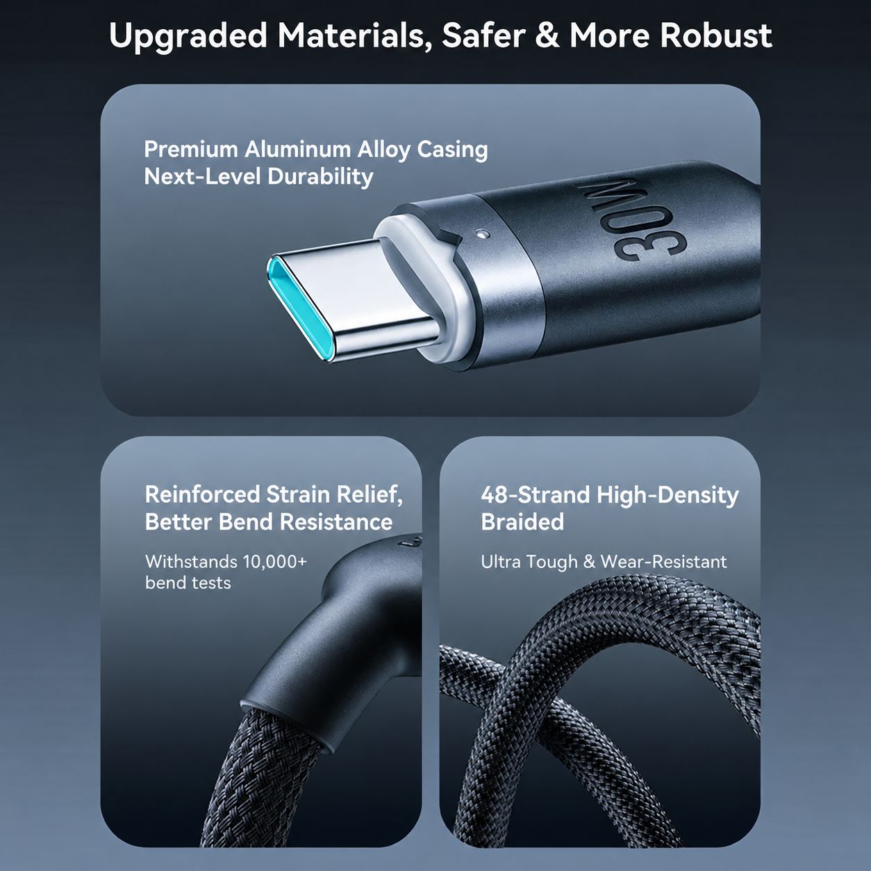 JOYROOM S-A63 StarWay Series 1.2m 30W Type-C to 8 Pin Auto Power-Off Fast Charging Data Cable 3 JOYROOM S-A63 StarWay Series 1.2m 30W Type-C to 8 Pin Auto Power-Off Fast Charging Data Cable